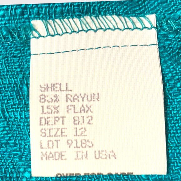 Classic 80s retro short sleeve 1 button blazer by worthington - Picture 4 of 5